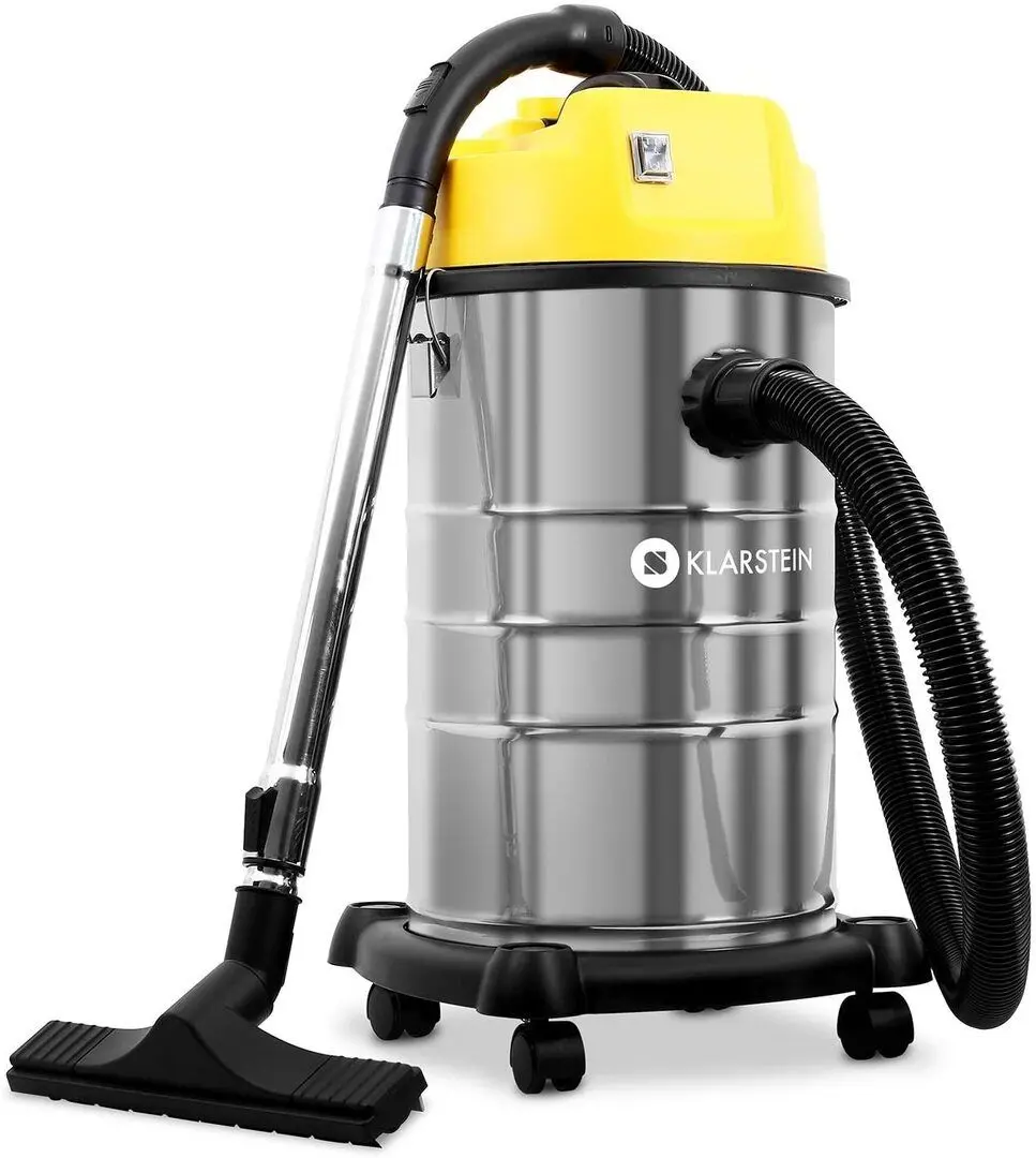 Промышленный пылесос Klarstein IVC-30 (Inox/Yellow)