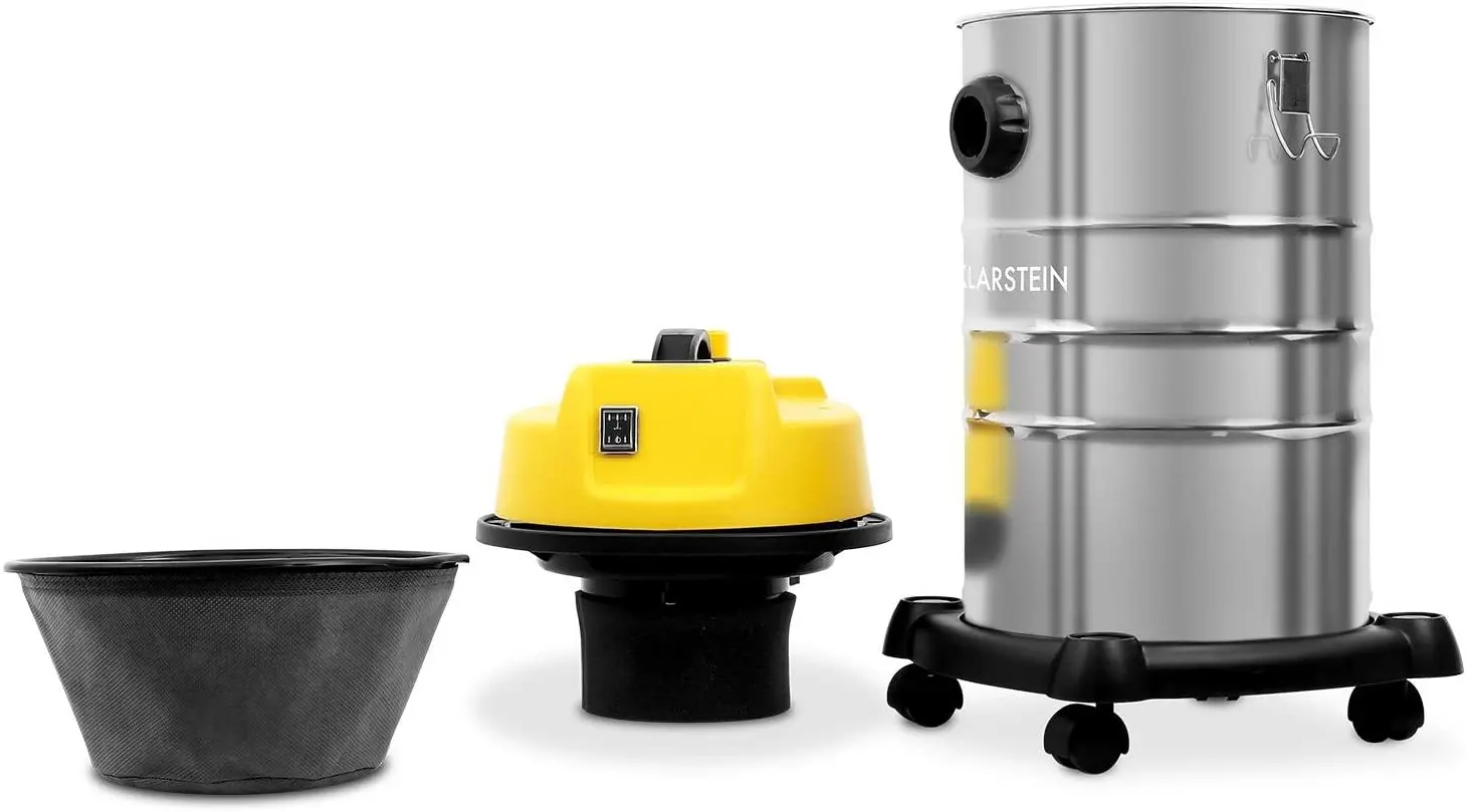 Промышленный пылесос Klarstein IVC-30 (Inox/Yellow)