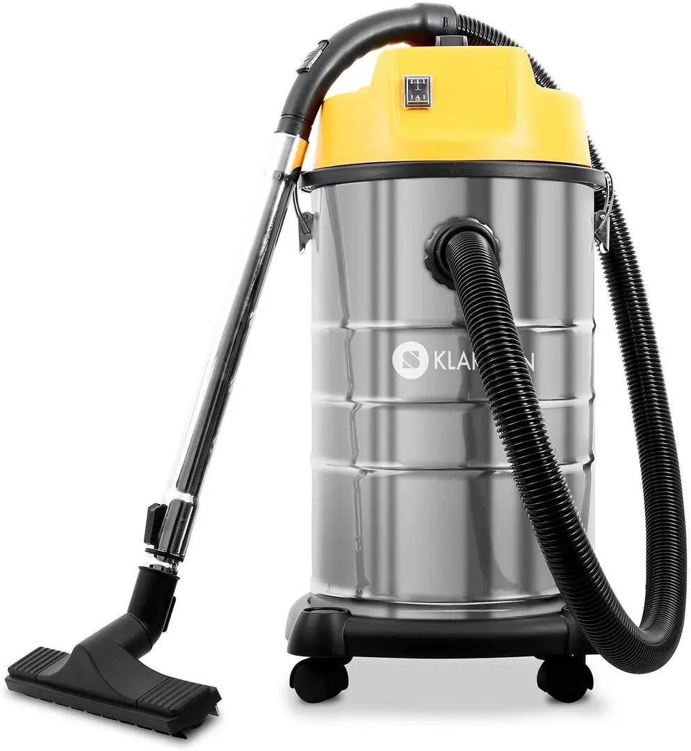 Промышленный пылесос Klarstein IVC-30 (Inox/Yellow)