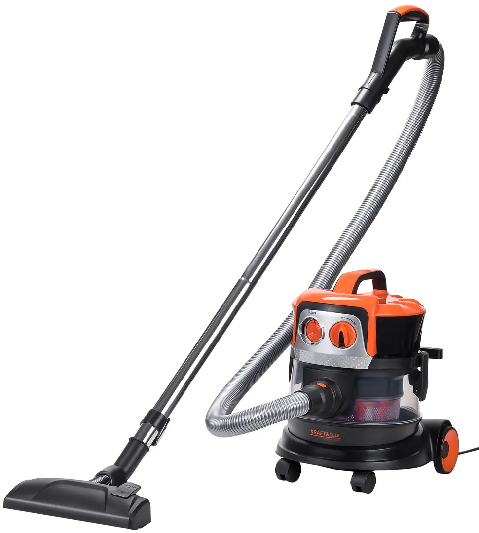 Профессиональный пылесос Kraft&Dele KD5149 (Black/Orange)