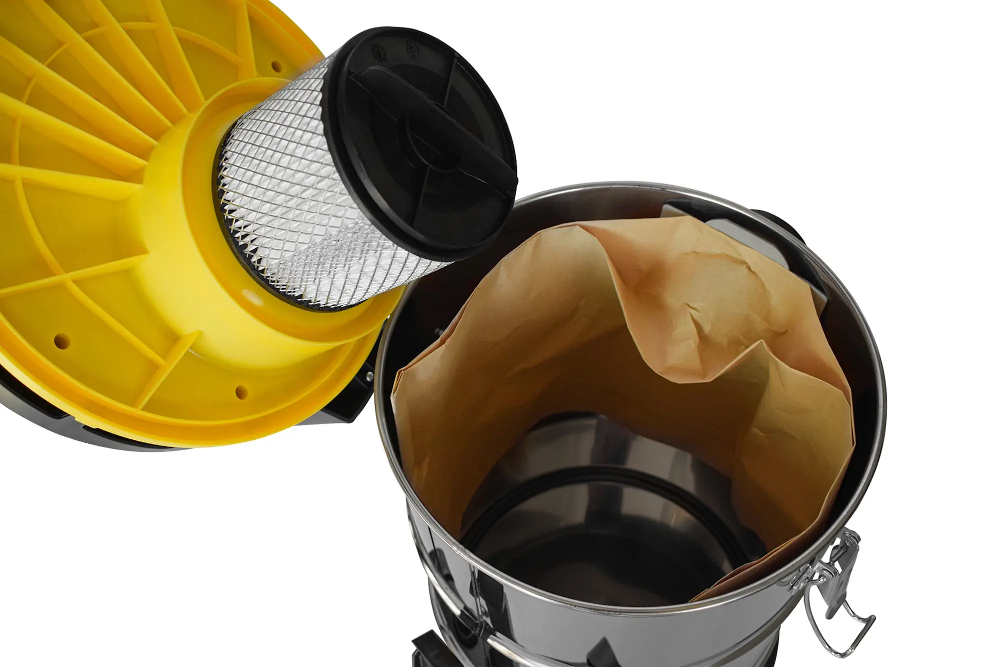 Aspirator industrial Lavor WTP 30 XE (Black/Inox)