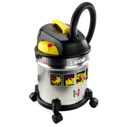 Aspirator industrial Lavor Vac 20 S (Black/Inox)