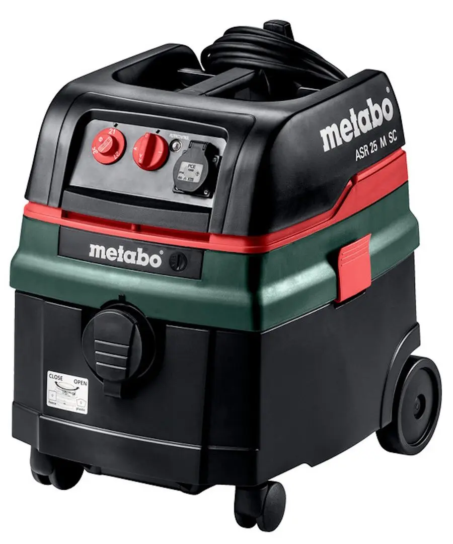 Промышленный пылесос Metabo ASR 25 M SC (Black/Red)