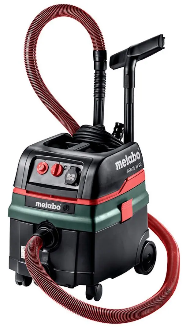Промышленный пылесос Metabo ASR 25 M SC (Black/Red)
