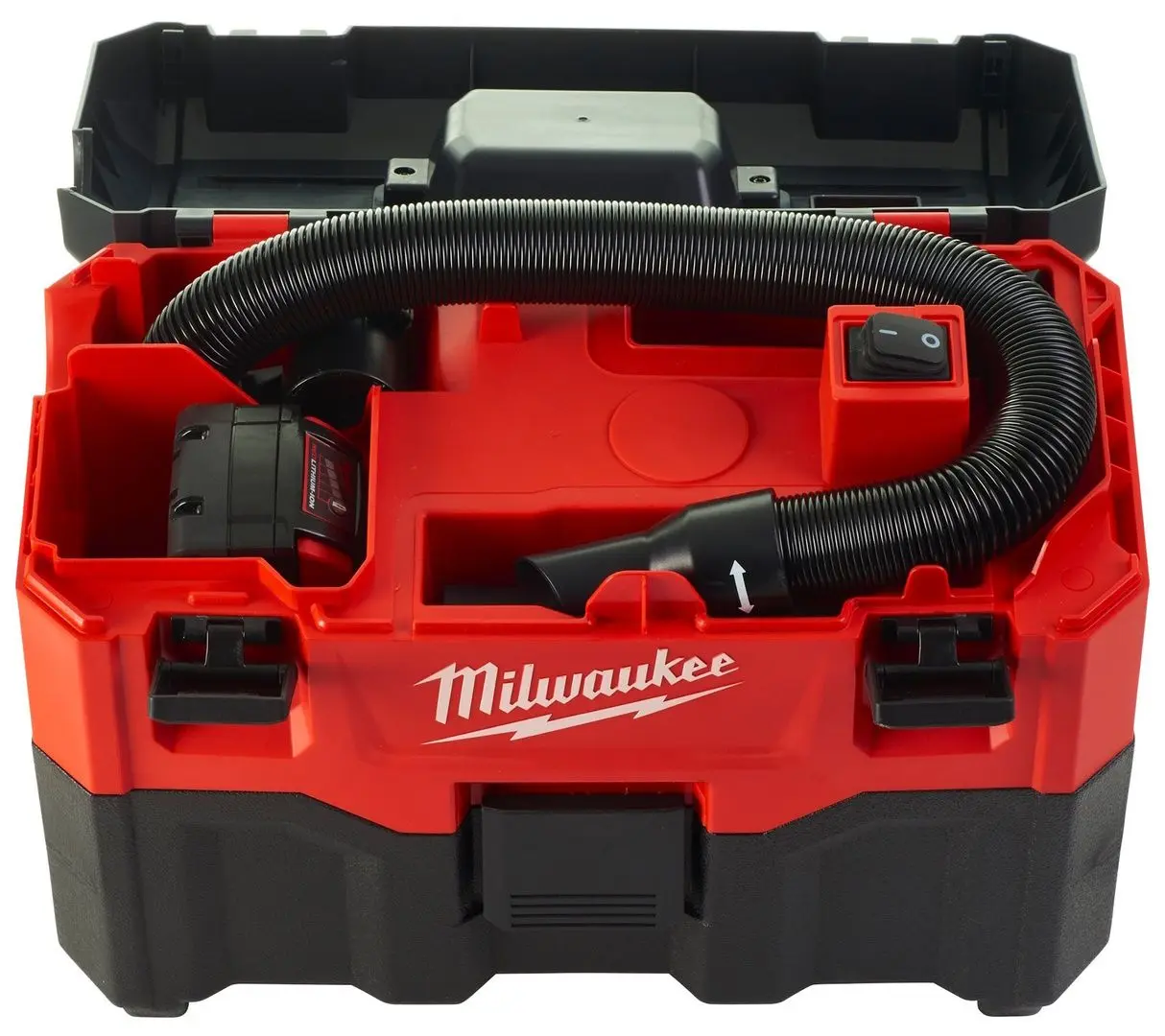 Aspirator industrial cu acumulator Milwaukee M12 Fuel FVCL-0 Solo (Black/Red)