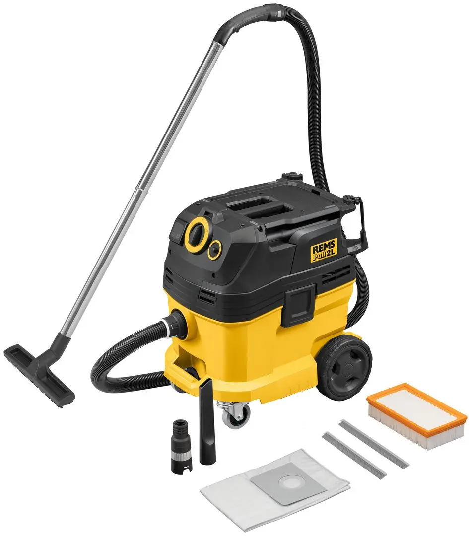 Профессиональный пылесос Rems Pull 2L Set W (Yellow/Black)