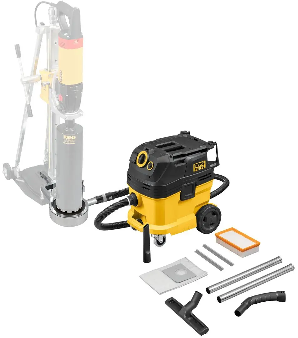 Профессиональный пылесос Rems Pull 2L Set W (Yellow/Black)