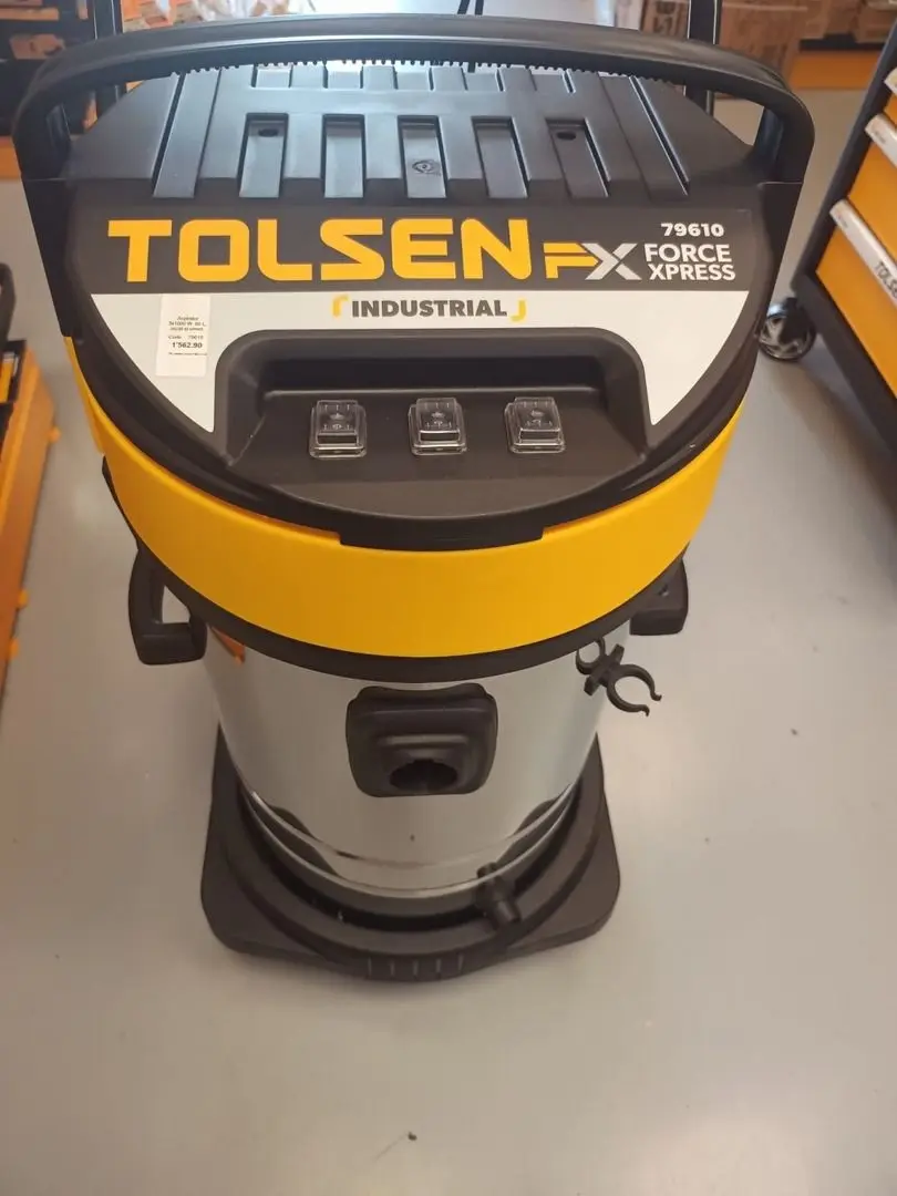 Aspirator industrial Tolsen 79610 (Silver/Yellow) - 4