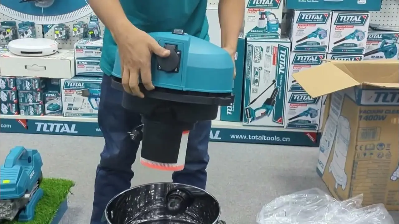 Промышленный пылесос Total TVC14301 (Inox/Blue)