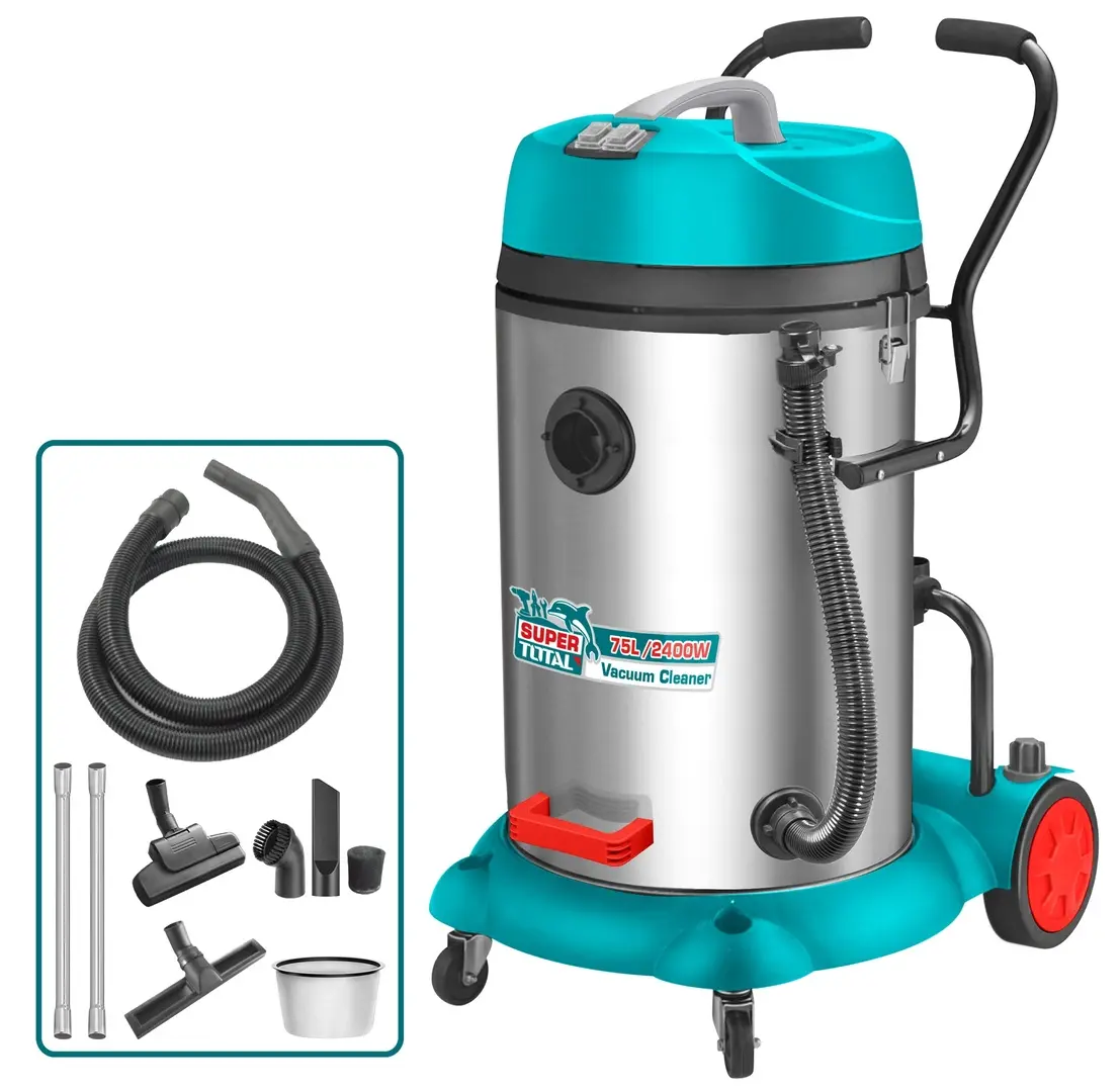 Промышленный пылесос Total TVC24751 (Inox/Blue)