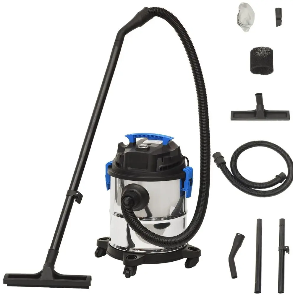 Промышленный пылесос VidaXL 152915 (Silver/Blue)