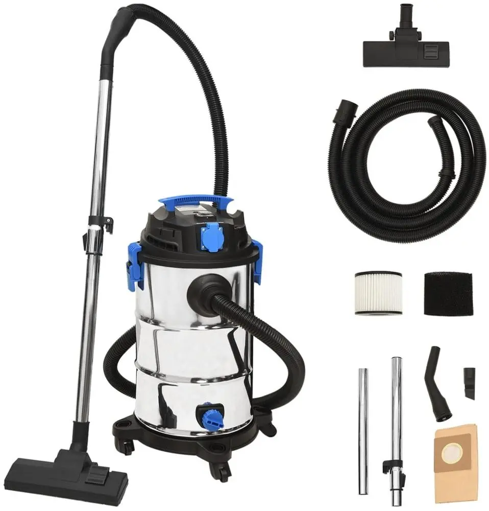 Aspirator industrial VidaXL 152916 (Silver/Blue)