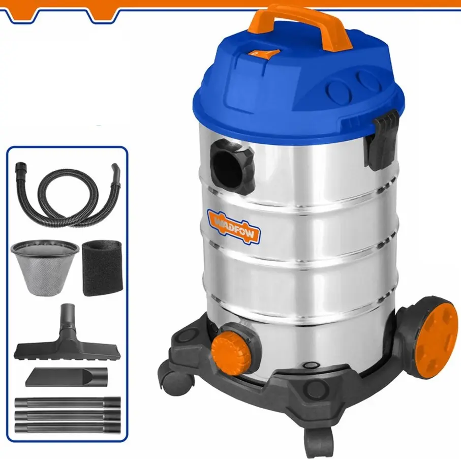 Промышленный пылесос Wadfow WVR4A35 (Blue/Inox)