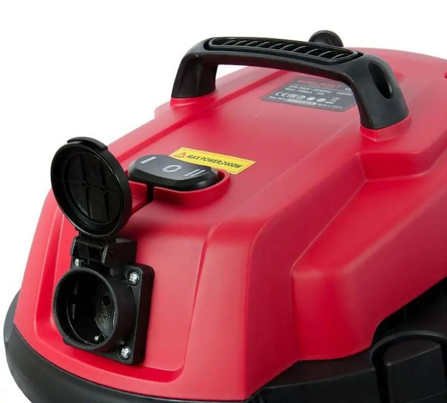 Aspirator industrial Worcraft VC16-30 (Inox/Red) - 3