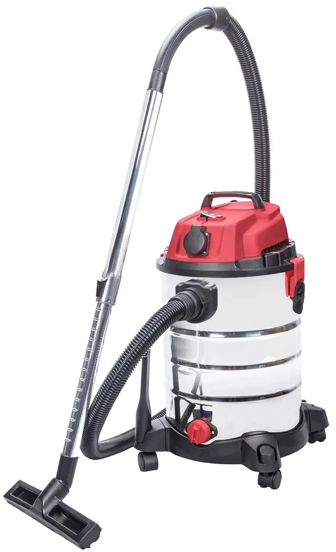 Aspirator industrial Worcraft VC16-30 (Inox/Red)