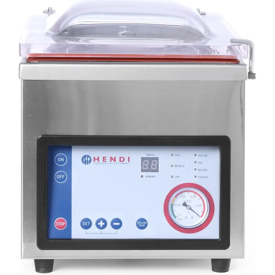 Masina de ambalare in vid Hendi Profi Line 975268 (Inox)