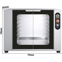 Расстоечный шкаф GGM Gastro GSV1264BM (Inox/Black) Thumb