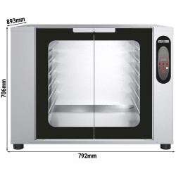 Расстоечный шкаф GGM Gastro GSV1264D (Inox/Black) Thumb