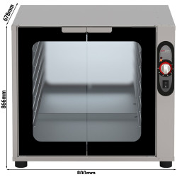Расстоечный шкаф GGM Gastro GSV860-2 (Inox/Black) Thumb