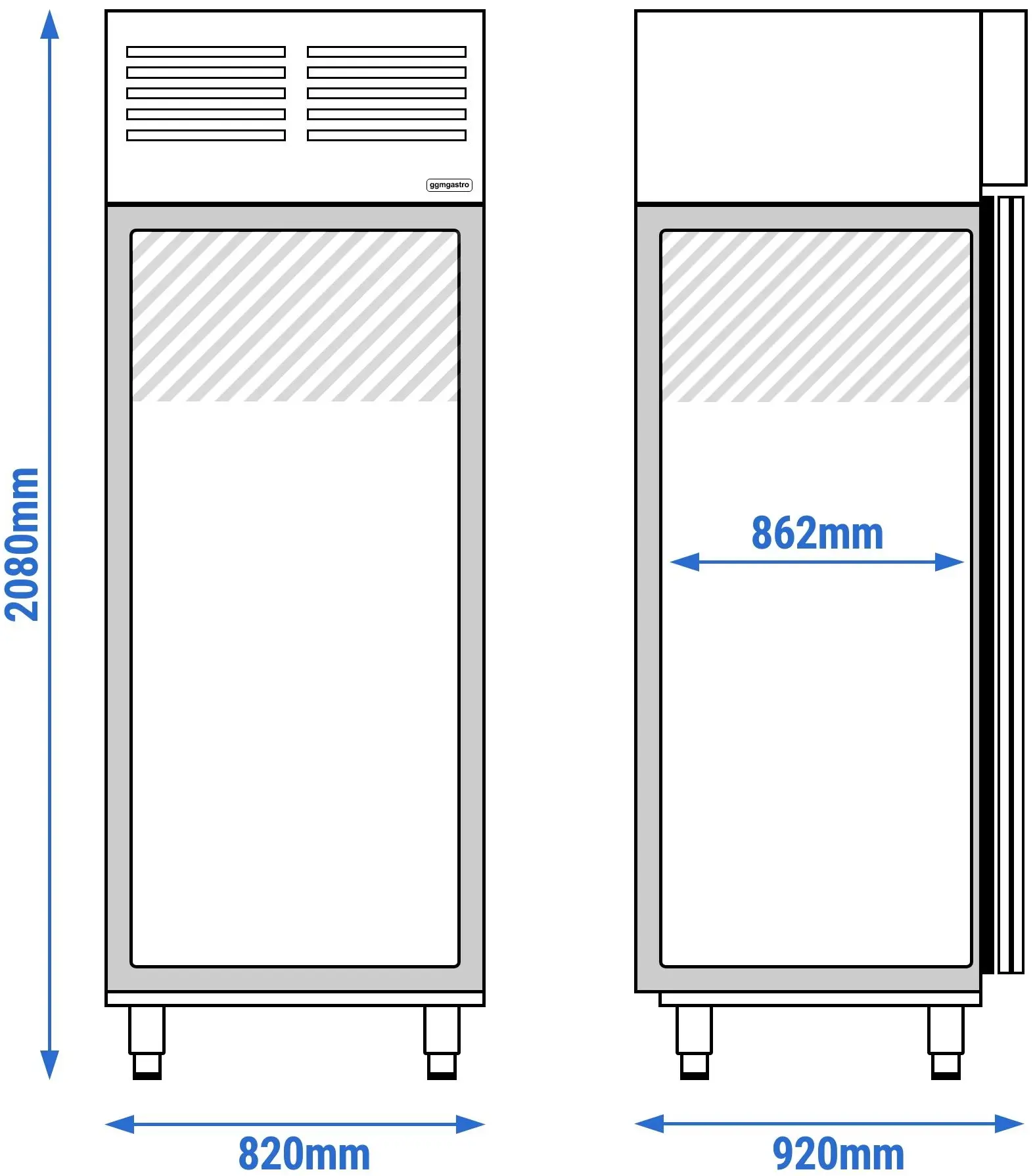 Dulap dospitor-retarder GGM Gastro BGSF (Inox) - 9