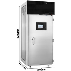 Шкаф для расстойки и замедленной ферментации GGM Gastro GAM6040 (Inox/Black) Thumb