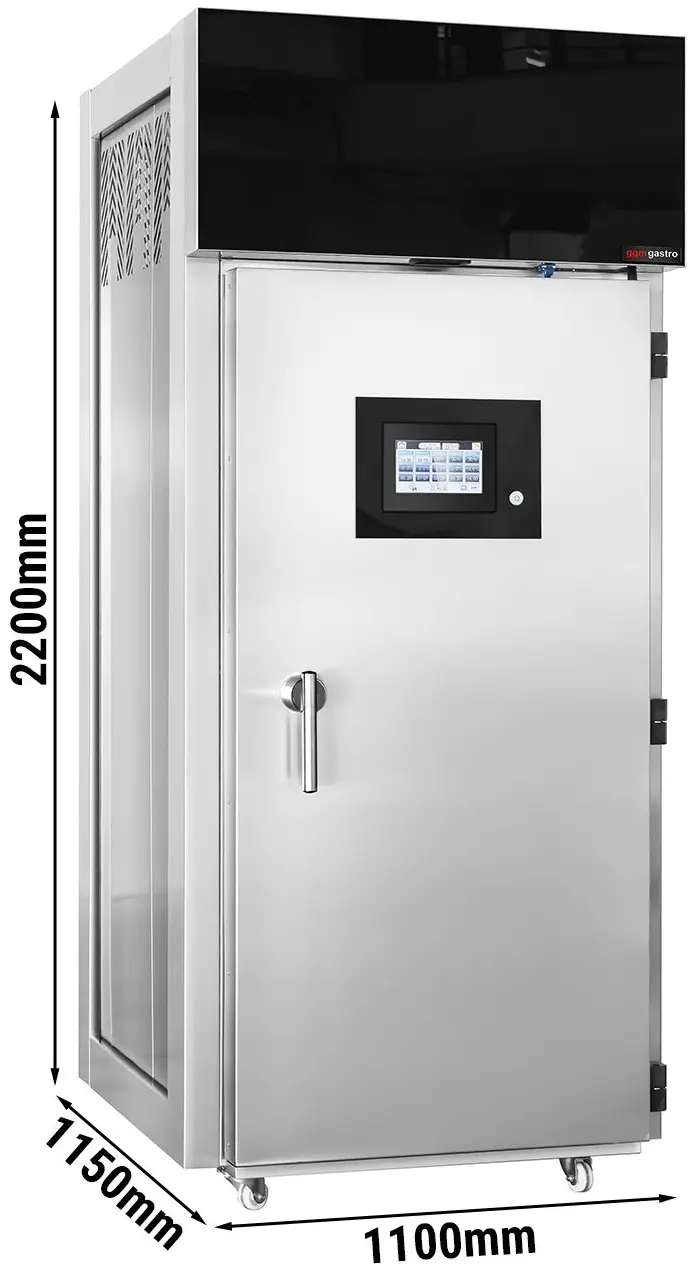 Шкаф для расстойки и замедленной ферментации GGM Gastro GAM6040 (Inox/Black) - 8