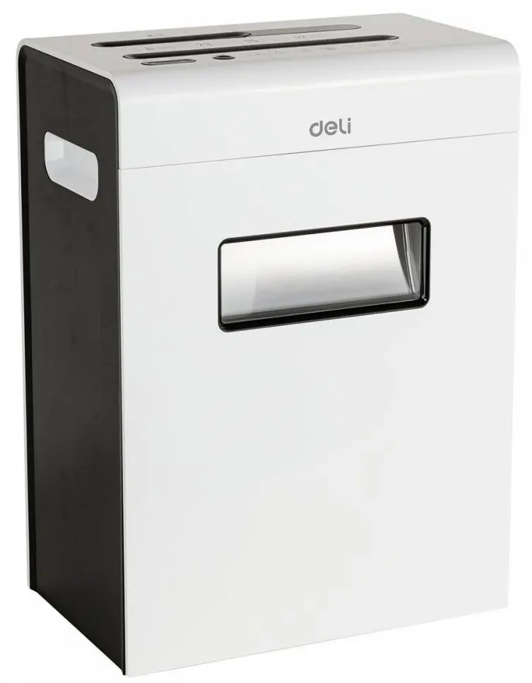 Distrugator de documente Deli E9903-EU 23L (White/Black)