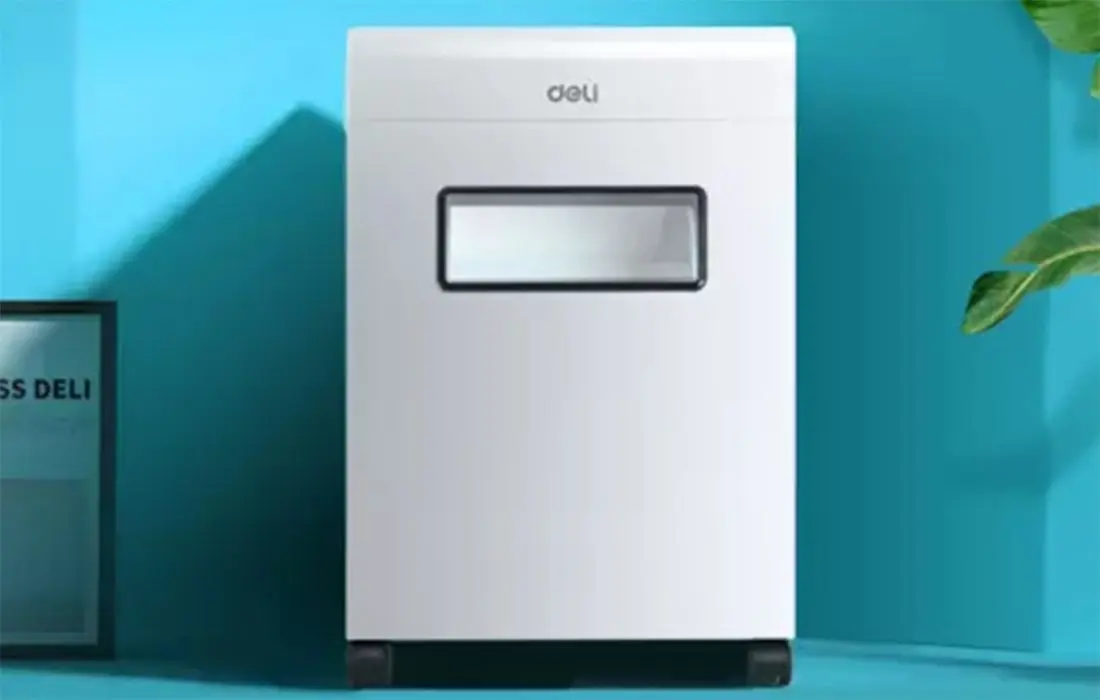 Distrugator de documente Deli E9911-EU 16L (White/Black)