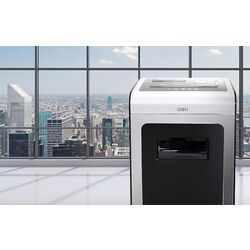 Distrugator de documente Deli E9917-EU 31L (Black/White) Thumb
