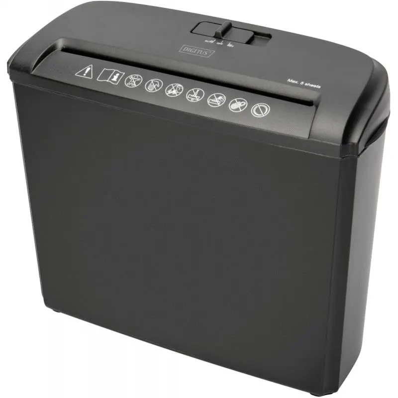 Distrugator documente Digitus S5 DA-81604 (Black)