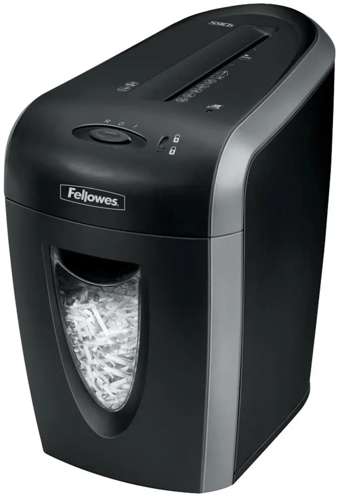 Distrugator de documente Fellowes 50S (Black/Inox)