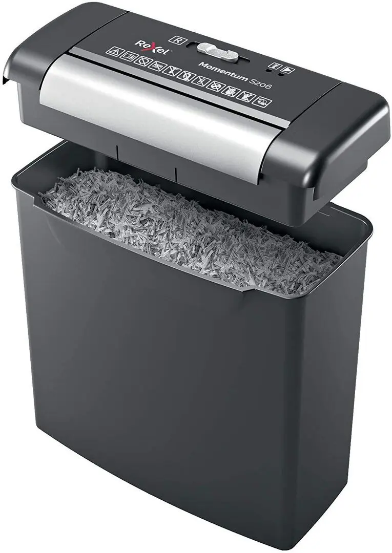 Distrugator de documente Rexel Momentum S206 (Black)