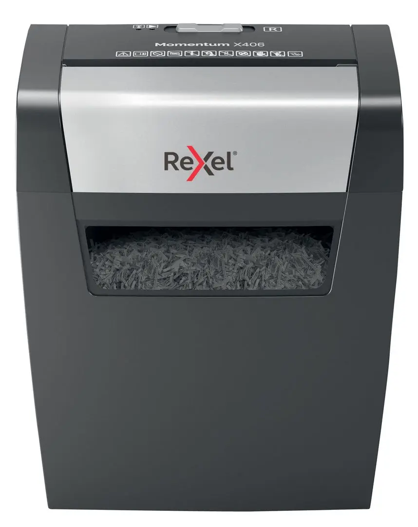 Шредер Rexel Momentum X406 (Black/Inox)