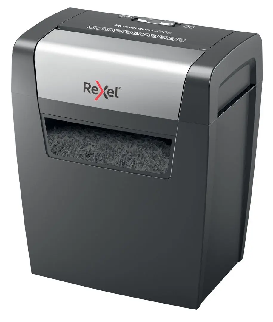 Шредер Rexel Momentum X406 (Black/Inox)