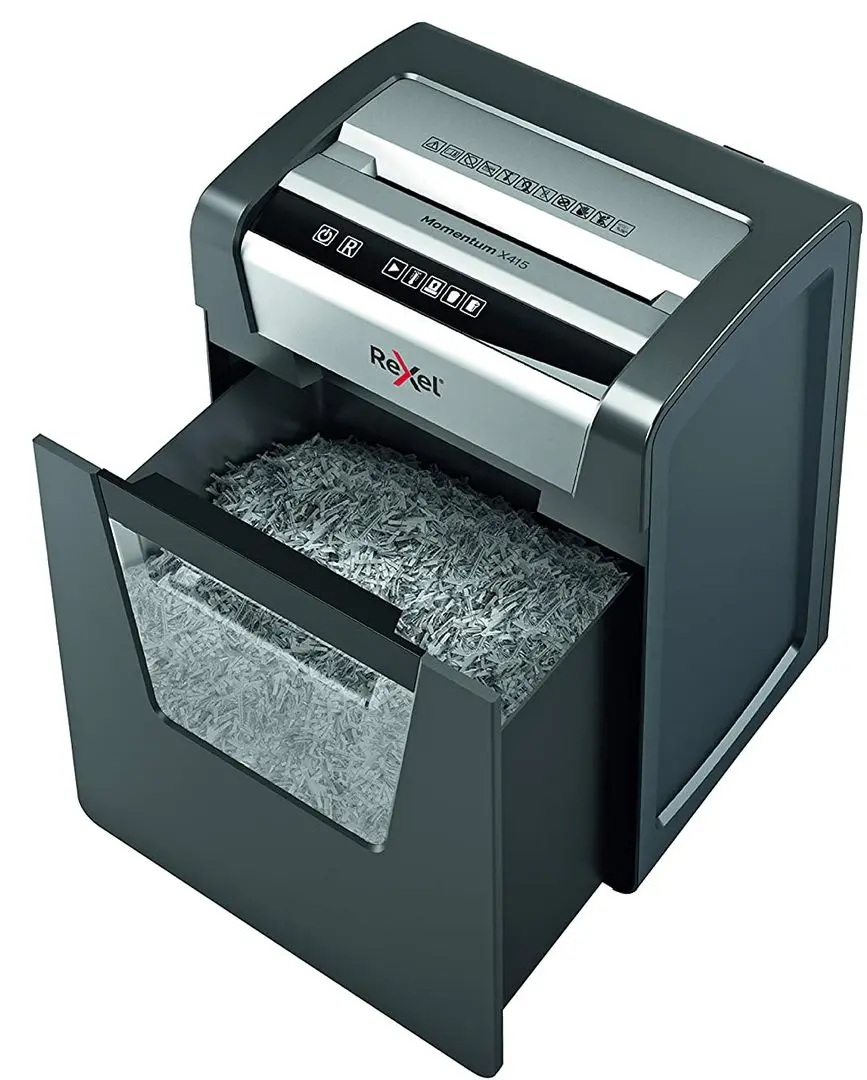 Шредер Rexel Momentum X415 (Black/Inox)