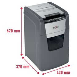 Distrugator de documente Rexel Optimum 150M (Grey/Black) Thumb