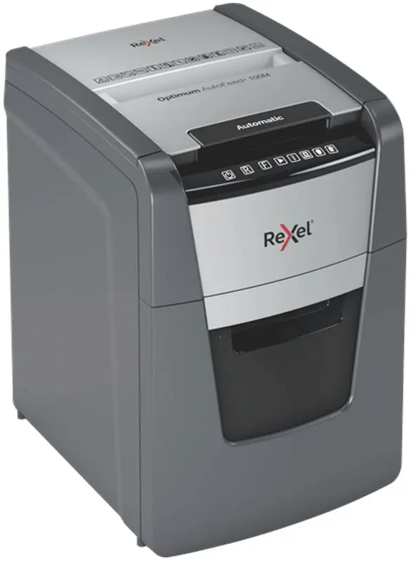 Distrugator de documente Rexel Optimum AutoFeed 100M (Gray/White)