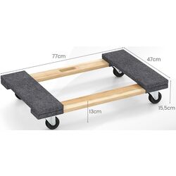 Carucior Costway TH10055 (Natural/Grey) Thumb