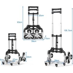 Tележка складная Costway TH10001 (Black/Silver) Thumb