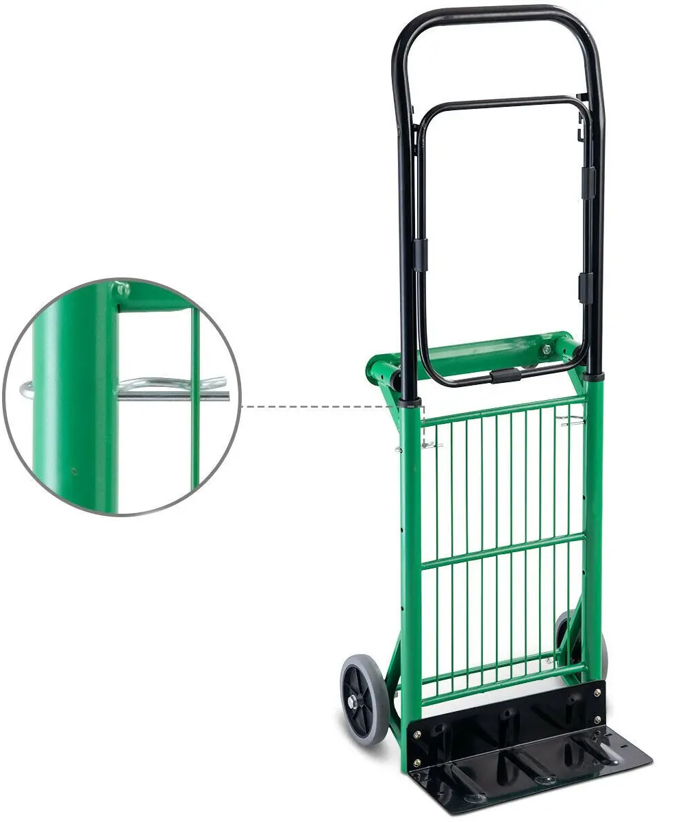 Тележка складная Costway TL33858 (Green/Black)
