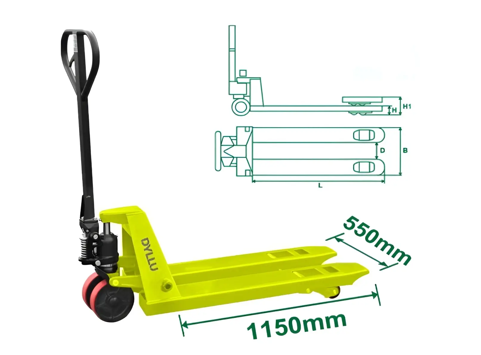 Cărucior hidraulic Dyllu DTNH1R30