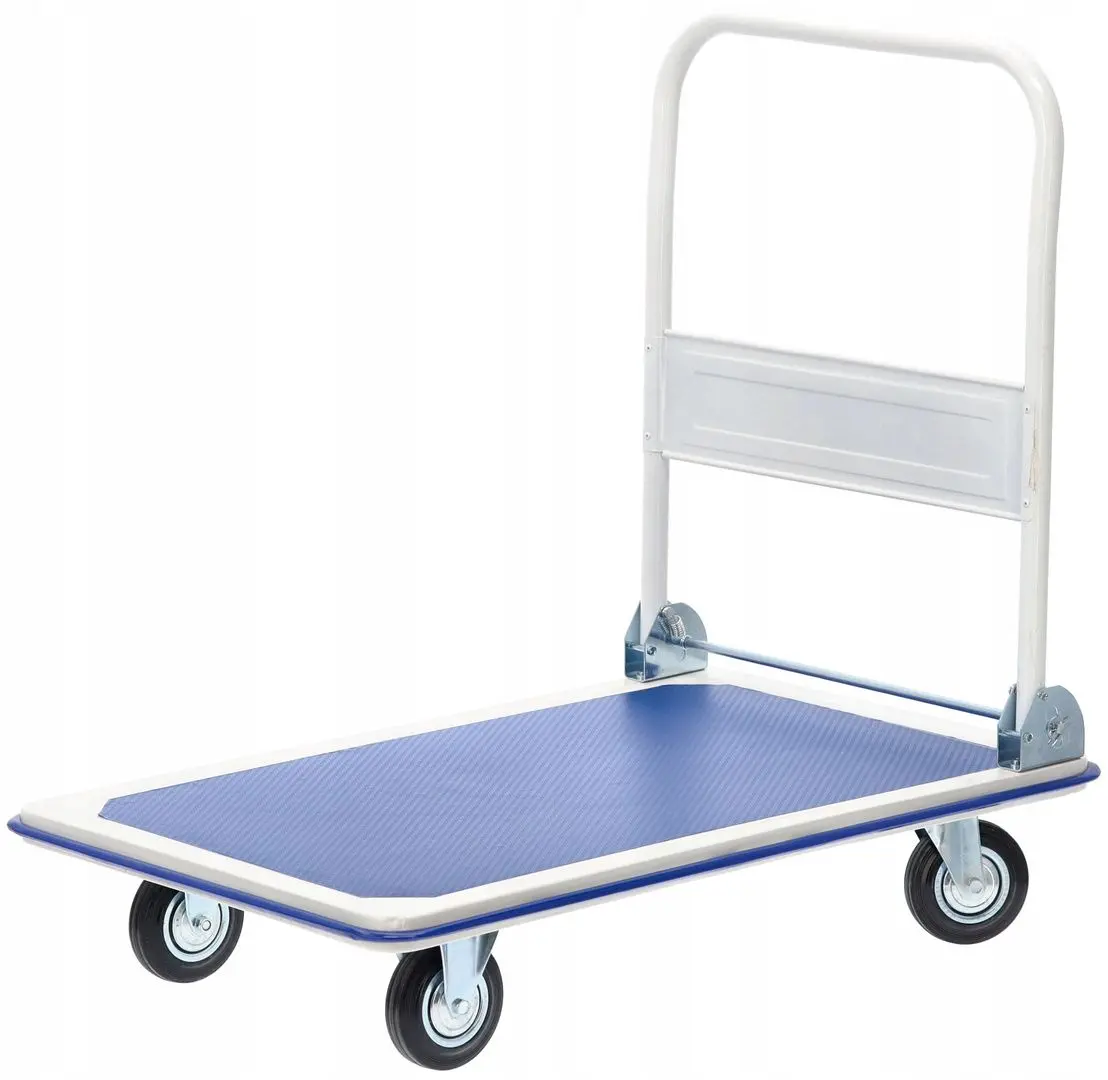 Тележка с платформой складная GardenLine REA2811 (Blue/Silver)