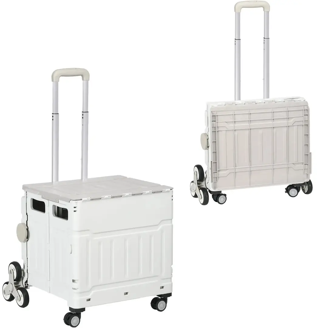 Carucior pliabil Homcom 923-053V00WT (White) - 2