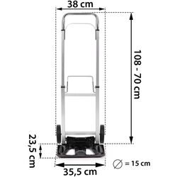 Тележка Humberg HM-507 (Black/Silver) Thumb
