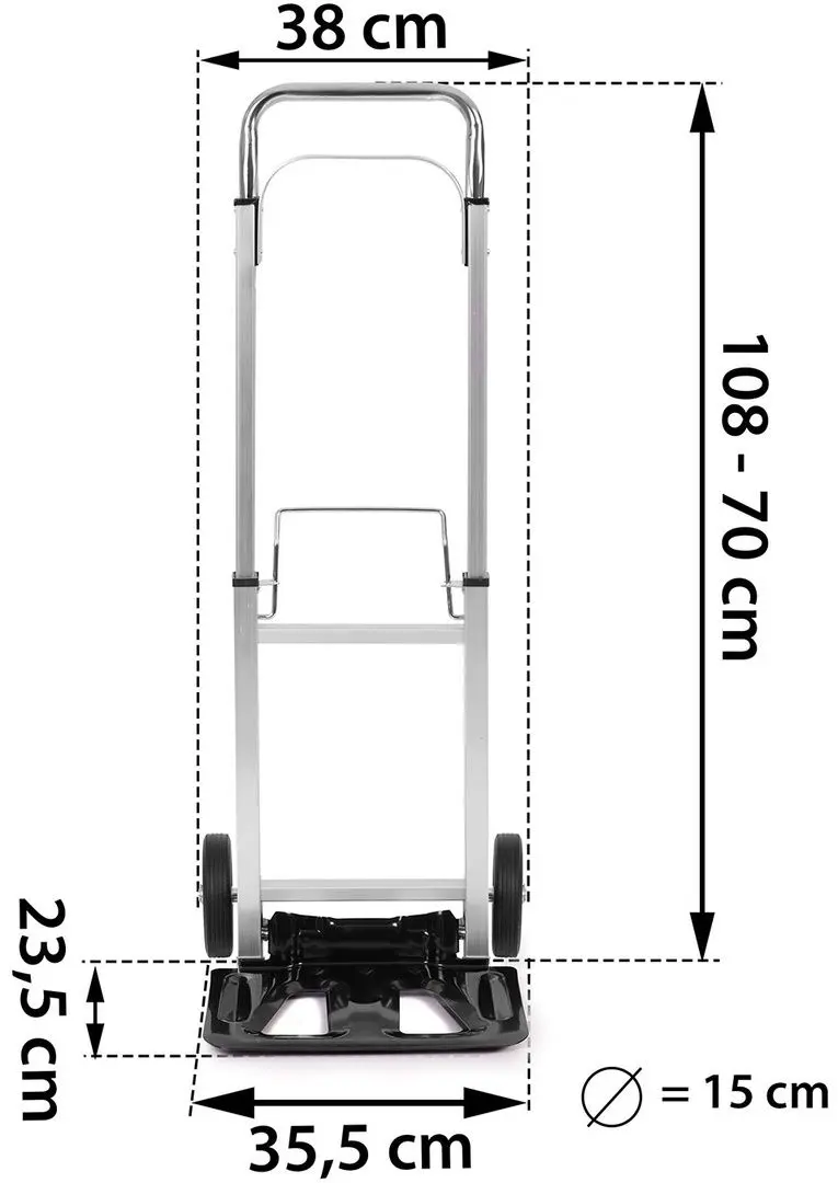 Тележка Humberg HM-507 (Black/Silver) - 6