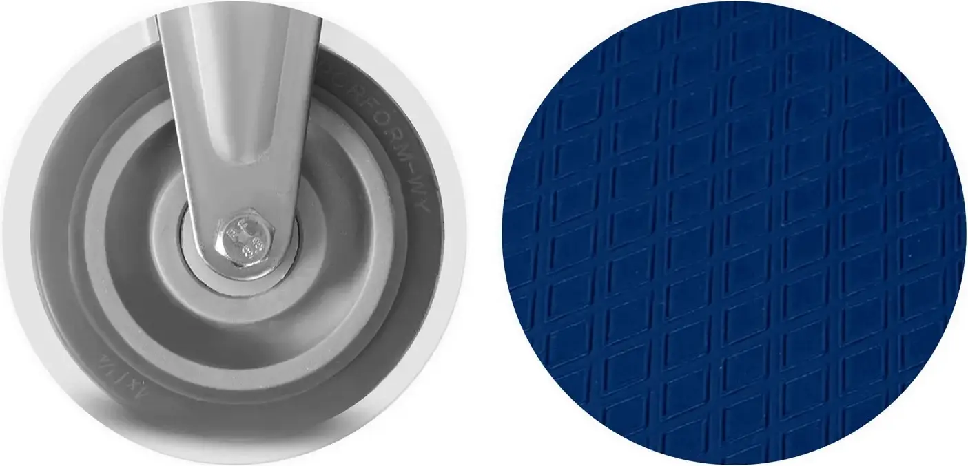 Carucior pliabil Humberg HM-505 550500 (White/Blue) - 7