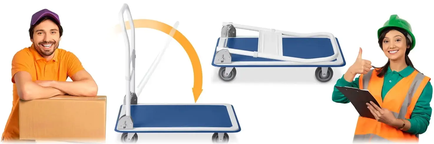 Carucior pliabil Humberg HM-505 550500 (White/Blue) - 9