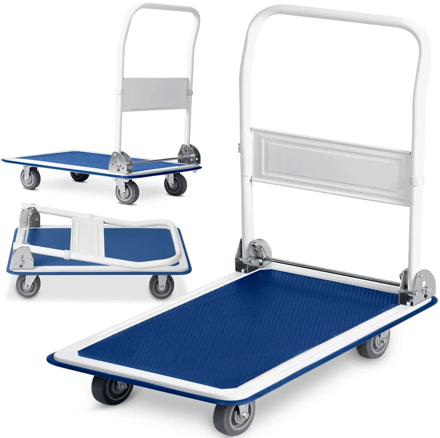 Carucior pliabil Humberg HM-506 550600 (White/Blue) - 3