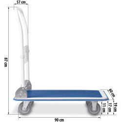 Carucior pliabil Humberg HM-506 550600 (White/Blue) Thumb