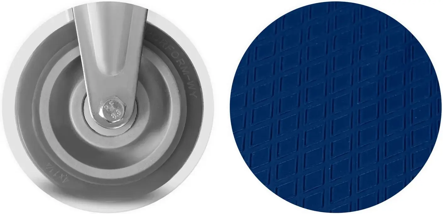 Carucior pliabil Humberg HM-506 550600 (White/Blue) - 5